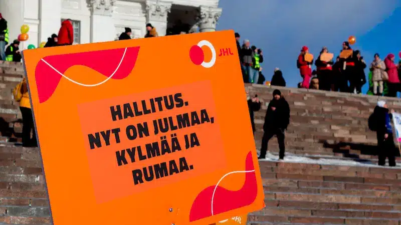 JHL Julkiset palvelut lakko Suomi