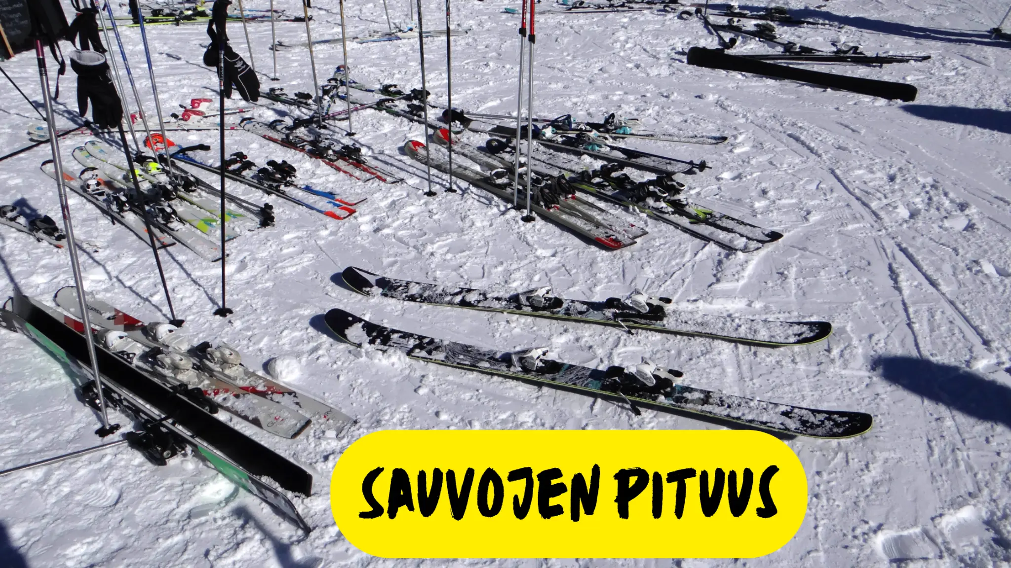 sauvojen pituus