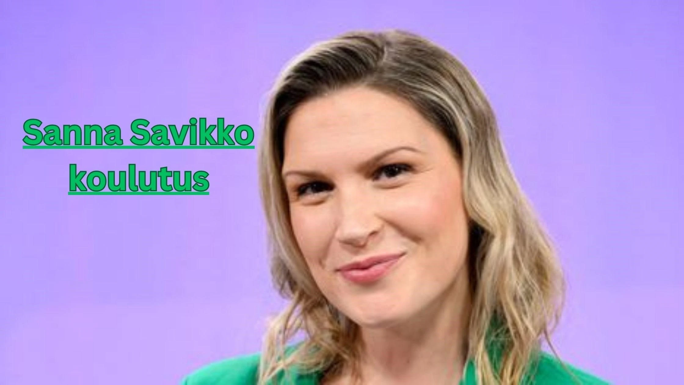 Sanna Savikko koulutus