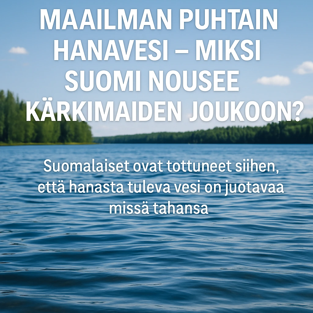 maailman puhtain hanavesi